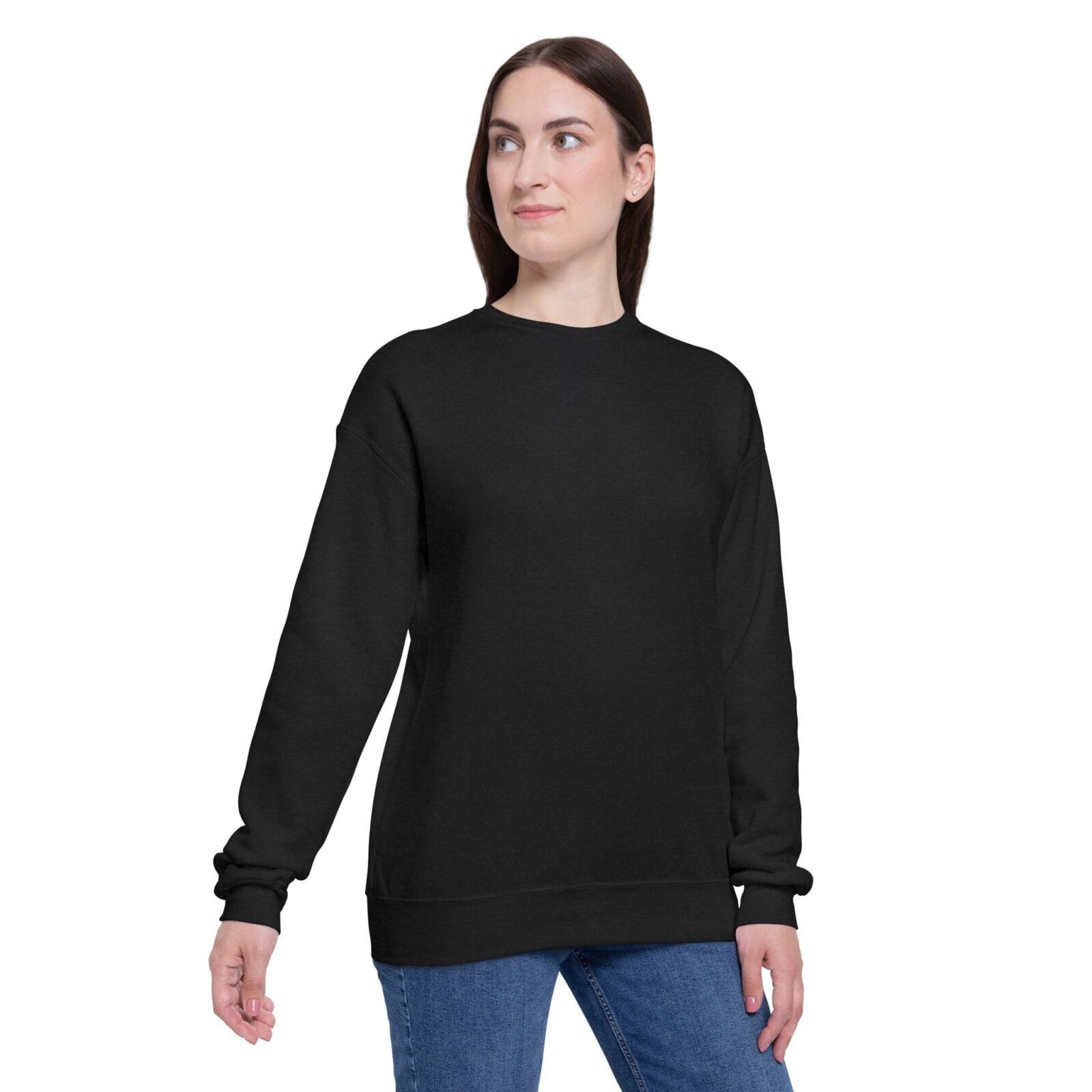 Bella Canvas 3945 front woman modeling black