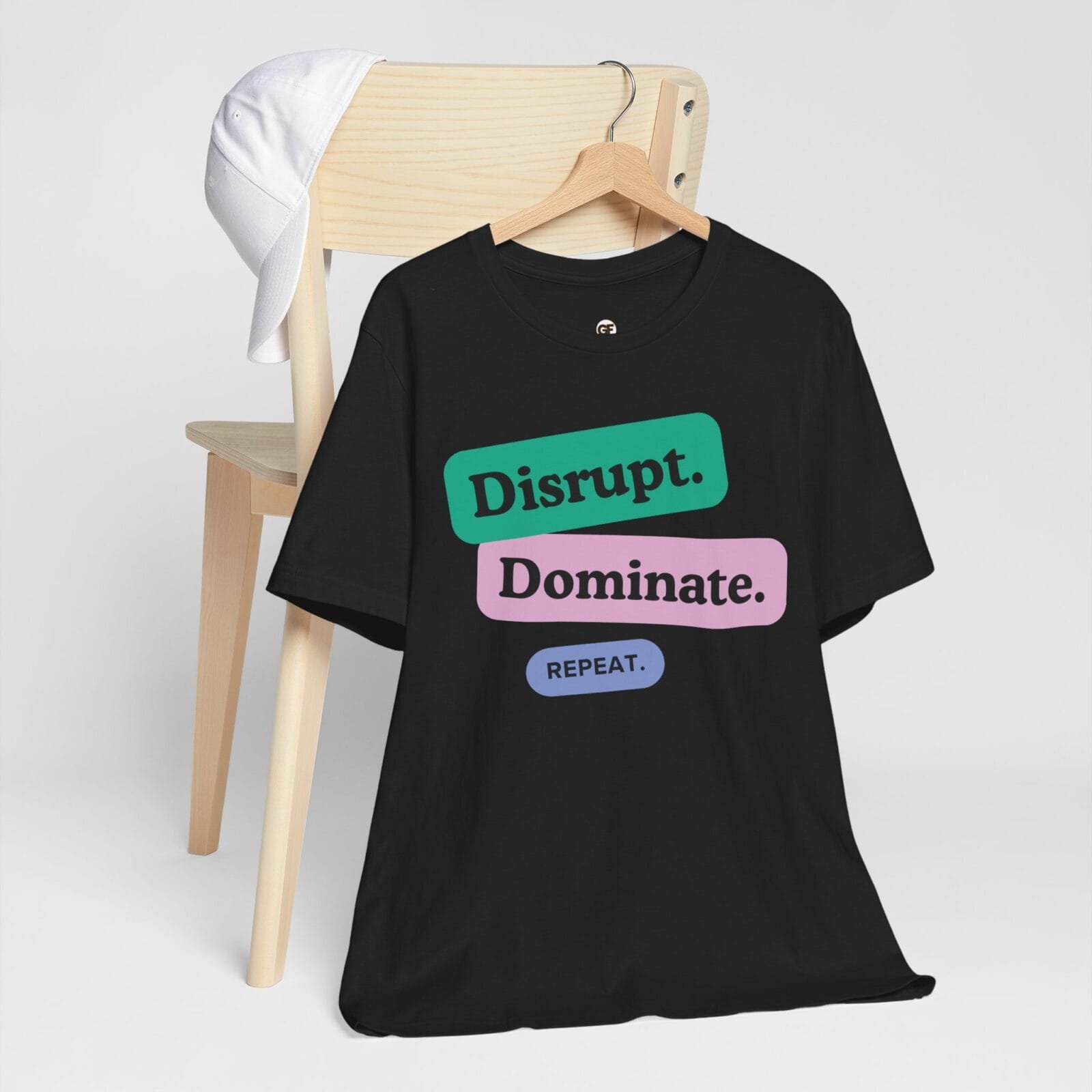 Motivational Unisex Tee - Disrupt, Dominate, Repeat - Image 4