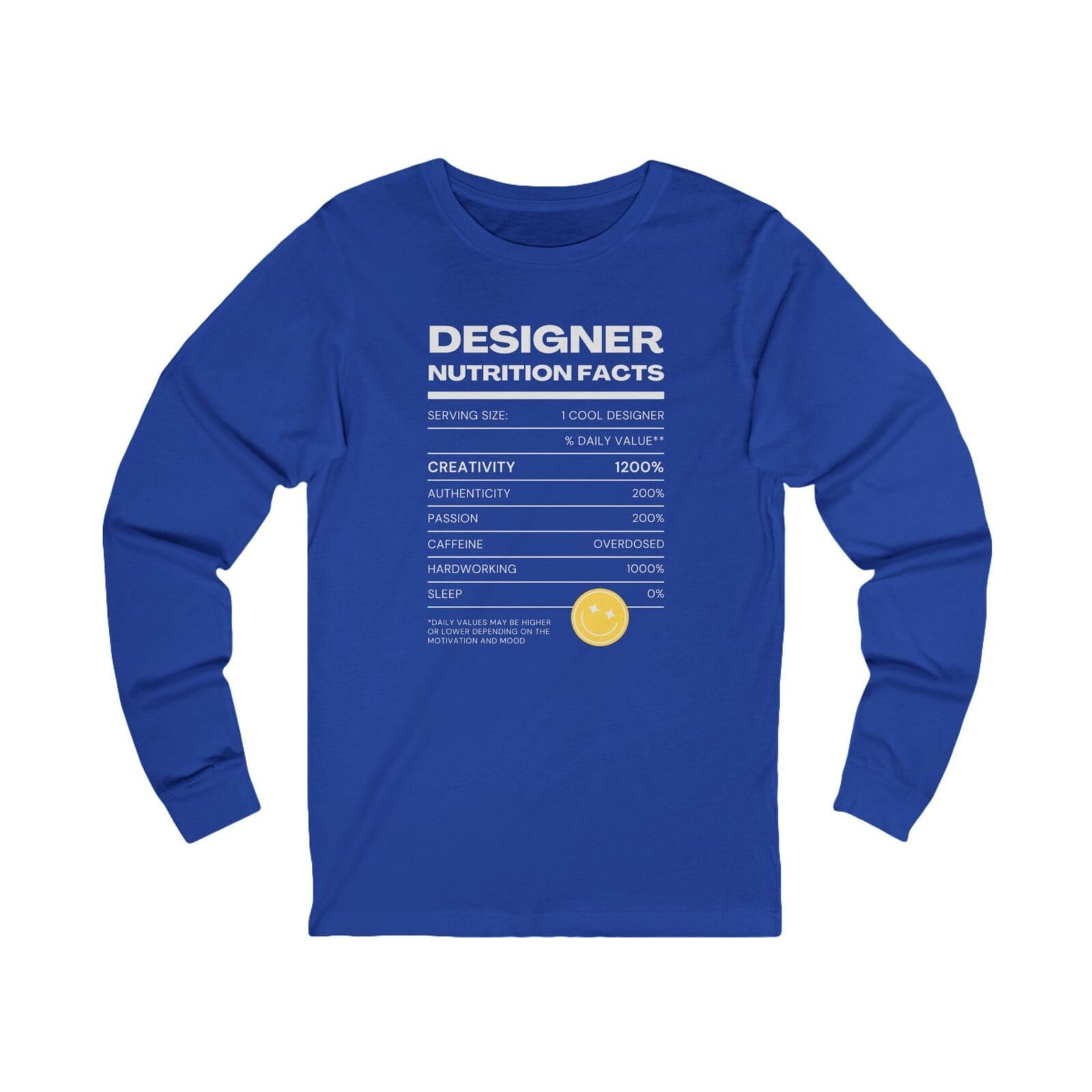 Designer Creativity & Motivation Unisex Long Sleeve Tee - Image 3