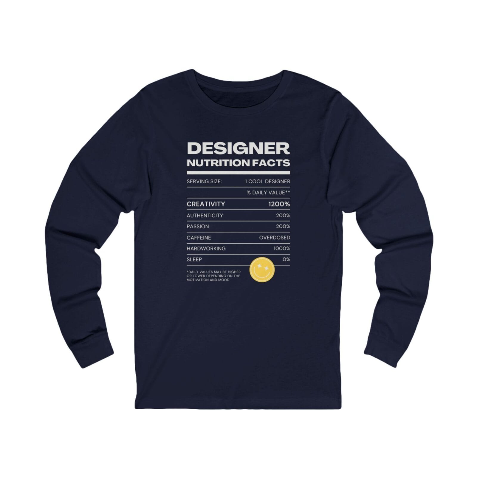 Designer Creativity & Motivation Unisex Long Sleeve Tee - Image 5